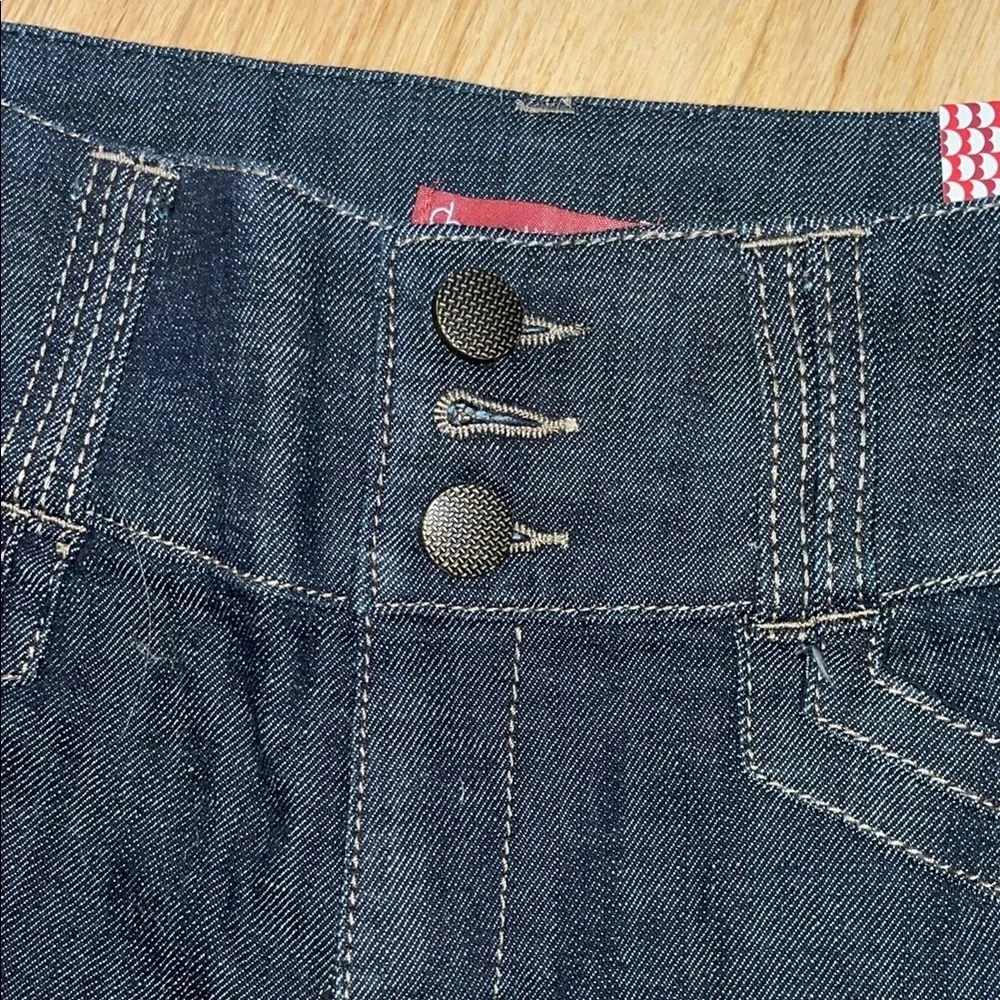 Dress Barn Blue Ankle Cropped Jeans Classic Style - Picture 5 of 8